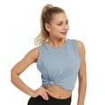 thumbnail image 3 of Stelle Women's Workout Tops Running Gym Crop Tops Sleeveless Yoga Tank Tops, 3 of 4