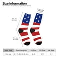 thumbnail image 3 of Women'S Novelty Funny Crew Socks Men'S Baseball Lace Flag Design Socks, 3 of 7