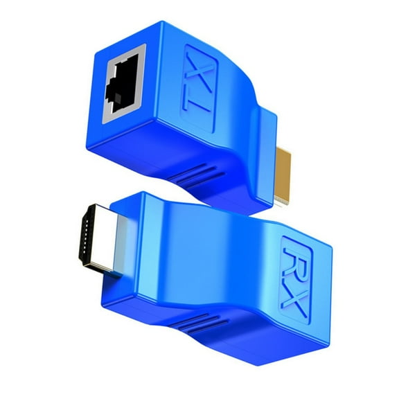 HDMIs to RJ45 Extender HDMIs Over Cat5/6 Extender with Thunders Protections