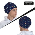 thumbnail image 6 of Naloa Space Galaxy Beanie for Men Women Knitted Unisex Winter Hat Beanies Cap Knit Cuffed Beanies Hats, 6 of 7