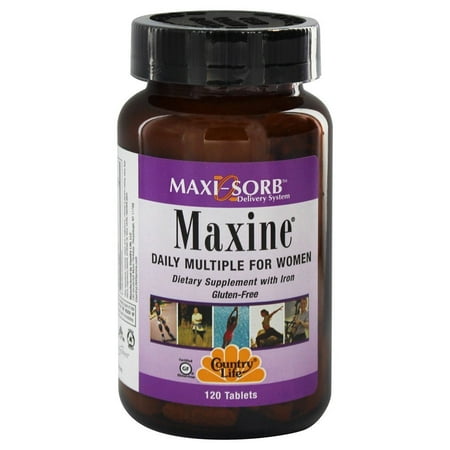 Country Life - Maxi-Sorb Maxine Daily Multiple pour les femmes avec fer - 120 comprimés anciennement appelé (multivitamines femmes)