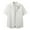 White, variant on Bcfgryg Men's Spring/summer Solid Color Casual Lapel Large Size Beach Holiday Short Sleeved Shirt Dress Shirts For Men Black