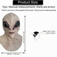 thumbnail image 4 of SUNSIOM Couvre-Chef Alien Halloween Réaliste 3D Extraterrestre Accessoire de Cosplay pour Adultes, 4 of 6