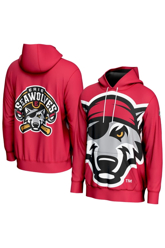 Men's ProSphere Red Erie SeaWolves Hoodie