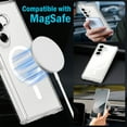 thumbnail image 3 of Nakedcellphone Clear Case for Samsung Galaxy Z Fold 7 Phone, Transparent - Compatible with MagSafe, 3 of 9