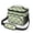 Bigfoot and Yeti, variant on Bigfoot and Yeti Green Pattern Insulated Lunch Box for Women Men, Medium Leakproof Cooler Bag with Adjustable Strap, 10"x6.7"x8"