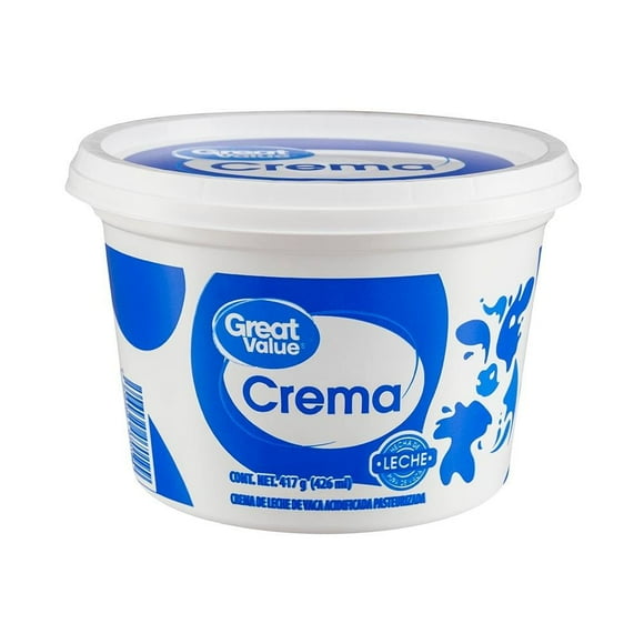 Crema ácida Great Value 417 g