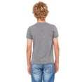 thumbnail image 2 of Bella Canvas Jersey Short-Sleeve Tee 3001Y, M, Deep Heather, 2 of 3