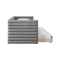 thumbnail image 6 of Meridian Furniture Beverly Grey Vegan Leather Twin Daybed, 6 of 7