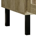 thumbnail image 5 of Castle Place Simple Modern Sideboard Buffet Cabinet, Light Oak, 5 of 9