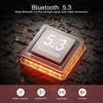 thumbnail image 2 of Bluetooth 5.3 Transmitter Receiver, Long Range Bluetooth Audio Adapter, Wireless Music Receiver with Dual Channel, 3.5mm Aux RCA Port, for Home Stereo, Laptop, Speakers, 2 of 8