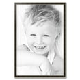 thumbnail image 2 of ArtToFrames 28" x 42" Black Panel With Silver Lip Picture Frame, 28x42 inch Multi Wood Poster Frame (WOM-5093),  Pack, 2 of 7