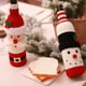 thumbnail image 5 of Navidad Navidad Santa muñeco de nieve botella de vino protector manga decoración escritorio viaje picnic estuche bolsa festival regalo de vacaciones Advancent ZHF0203, 5 of 7