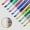 As shown, variant on JGJJUGN Colorful Dual Line Outline Markers Set, 10 Pack Metallic Watercolor Pens, Ideal for DIY Projects, Art Painting, Scrapbooking, and Calligraphy