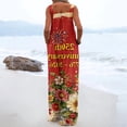 thumbnail image 4 of Iaqnaocc 4th Of July Women's Jumpsuits Plus Size American Flag Floral Print Sleeveless Wide Leg Summer One Piece Adjustable Strap Festival Jumpsuits Overalls Wine M, 4 of 4