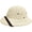 Cream white, variant on Straw Helmet Pith Sun Hat For Men Women Pith Helmet Hat Summer Hat Vietnam War Army Hat Jungle Miners Cap