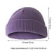 thumbnail image 5 of Qarigey Gorro de lana de tendencia, buena elasticidad, gorras clásicas de pescador sin borde, tocados crimpables a prueba de viento para montañismo, Sombreros Lavanda Qarigey AP009365-16B, 5 of 6