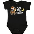 thumbnail image 3 of Inktastic Off to the Races with Cowboy on Horse Boys Baby Bodysuit, 3 of 5