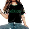 thumbnail image 3 of 2026 New Mexico Soccer Jersey Women, Mexican Jersey Soccer T-Shirt, Soccer Jersey 2D Graphic Crew Neck Short Sleeve Football Tee, Casual Daily Sport Top for Adult, 3 of 6