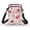 Strawberry Pattern, variant on HELLHERO Heart and Bow and Arrow Pattern Love Cross Body Purse Polyester Leakproof Sling Bag for Travel