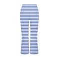 thumbnail image 5 of kaondbfi Stripes Bell Bottom for Women High Waist Flare Pants Flare Leggings for Yoga Summer Casual Pants for Women, 5 of 9