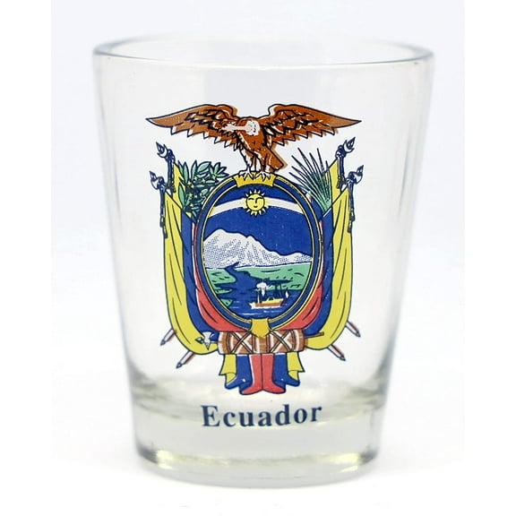Ecuador Coat Of Arms Shot Glass