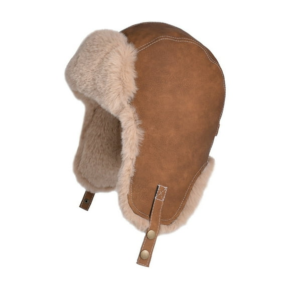 Unisex 2025 Winter Heavyweight Trapper Hat - Plush Fleece Lined & Thickened Shell, Wind-Resistant Cold Shield, Ear Flaps for Cycling Skiing Outdoor Adventures