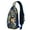 Hawaii Summer S, variant on Beachside Palm Sunset Sling Backpack, Lightweight and Stylish Crossbody Daypack with Tropical Design, Great for Urban and Coastal Travel