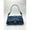 Blue, variant on Women's Blue Suede Shoulder Bag, Retro Underarm Purse with Knot Strap, Flap Closure Handbag, Casual Evening Tote for Daily Use