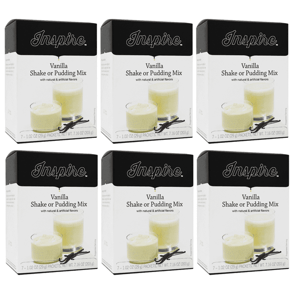 Inspire 15g Protein Shake or Pudding by Bariatric Eating - Vanilla Size: 6-Pack