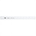 thumbnail image 2 of Alvin 12" Clear Acrylic Ruler, 2 of 2