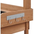 thumbnail image 6 of Potting Bench Outdoor Garden Work Bench Station Planting Solid Wood Construction for Horticulture w/Sink Drawer Rack Shelves, 6 of 7