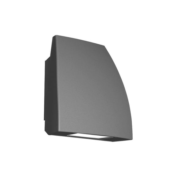 WAC Lighting Endurance 19W Aluminum Fin Energy Star LED Wall Light in Gray