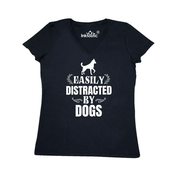 easily distracted by dogs shirt