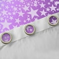 thumbnail image 4 of Manfei Purple Stars Kids Black Out Curtains, Dreamy Cartoon Curtains Pack of 2 (42x63 Each), Mystic Starry Sky Bedroom Curtains, Curtains and Drapes Decor, 4 of 6