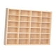 thumbnail image 5 of Vitrina de madera para coches de juguete a escala 1/64, ideal para montar en la pared, con 24 compartimentos para figuras y objetos de colección., 5 of 9