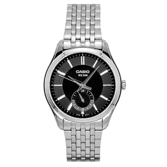 Casio, Men's Watch, MTP-B185D-1AV, Black stainless steel - Walmart.com