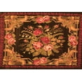 thumbnail image 1 of Ahgly Company Indoor Rectangle Medallion Orange French Area Rugs, 6' x 9', 1 of 1