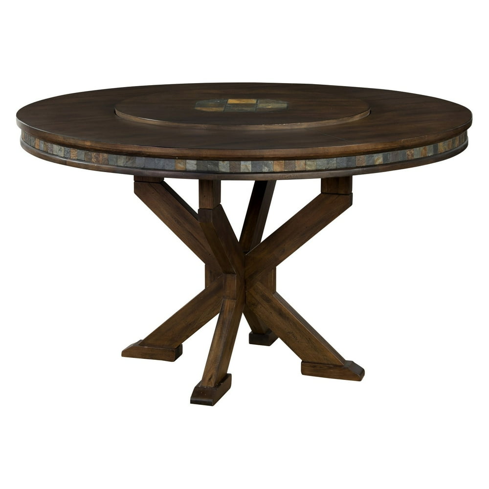 Sunny Designs Savannah Dining Table with Lazy Susan