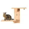 thumbnail image 6 of PatungKu Easyly Install Sisal Covered Wall Mounted Cats Scratching Perches Double Layer Wooden Resting for Active Felines, 6 of 13