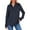 Navy, variant on zbxnLI Women's Quarter Zip Sweatshirt Long Sleeve Necked Loose Tunic Tops Athletic Sweatshirts for Women