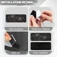 thumbnail image 4 of Yuyamidu Cobweb RV Step Covers Halloween RV Stair Covers 4 Pack RV Step Carpet Rug Non-Slip Camper Step Covers for Mobile Home, Camper Accessories, Black, 4 of 7
