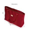 thumbnail image 3 of Bolso de viaje Badgley Mischka de nylon ligero color burdeos, 3 of 9