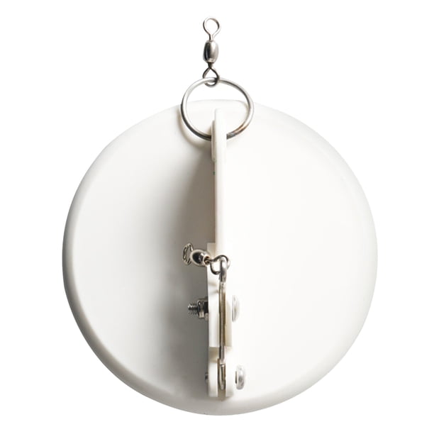 Conector de disco de arrastre Trolling Dipsy Diver Ángulo Ajustable Dipsey Disco Troller Barco Pesca (blanco)