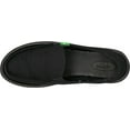 thumbnail image 5 of Women's Sanuk Shuffle Slip-On Black Canvas 7 M, 5 of 6