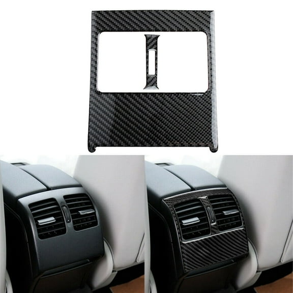 Abs Carbon For Mercedes-Benz C-Class W204 2007-2013 Car Accessories Rear Air Conditioning Vent Cover Trim Interior Accessories