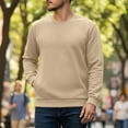 thumbnail image 6 of Kalauyu Mens Long Sleeve Shirt - Soft Casual Full Sleeves Crew Neck T Shirts for Men, 6 of 9