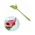 thumbnail image 2 of 12pcs Flower Napkin Holder Creative Plastic Flower Tool Roll Green Design for Table Decoration Family Party Napkin Ring, 2 of 5