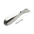 thumbnail image 2 of SUTENGDA Tools Metal Shoe Horn  7 Inch Stainless Steel Shoe Horn  Small Portable Shoe Helper For Travel Use Silver, 2 of 2