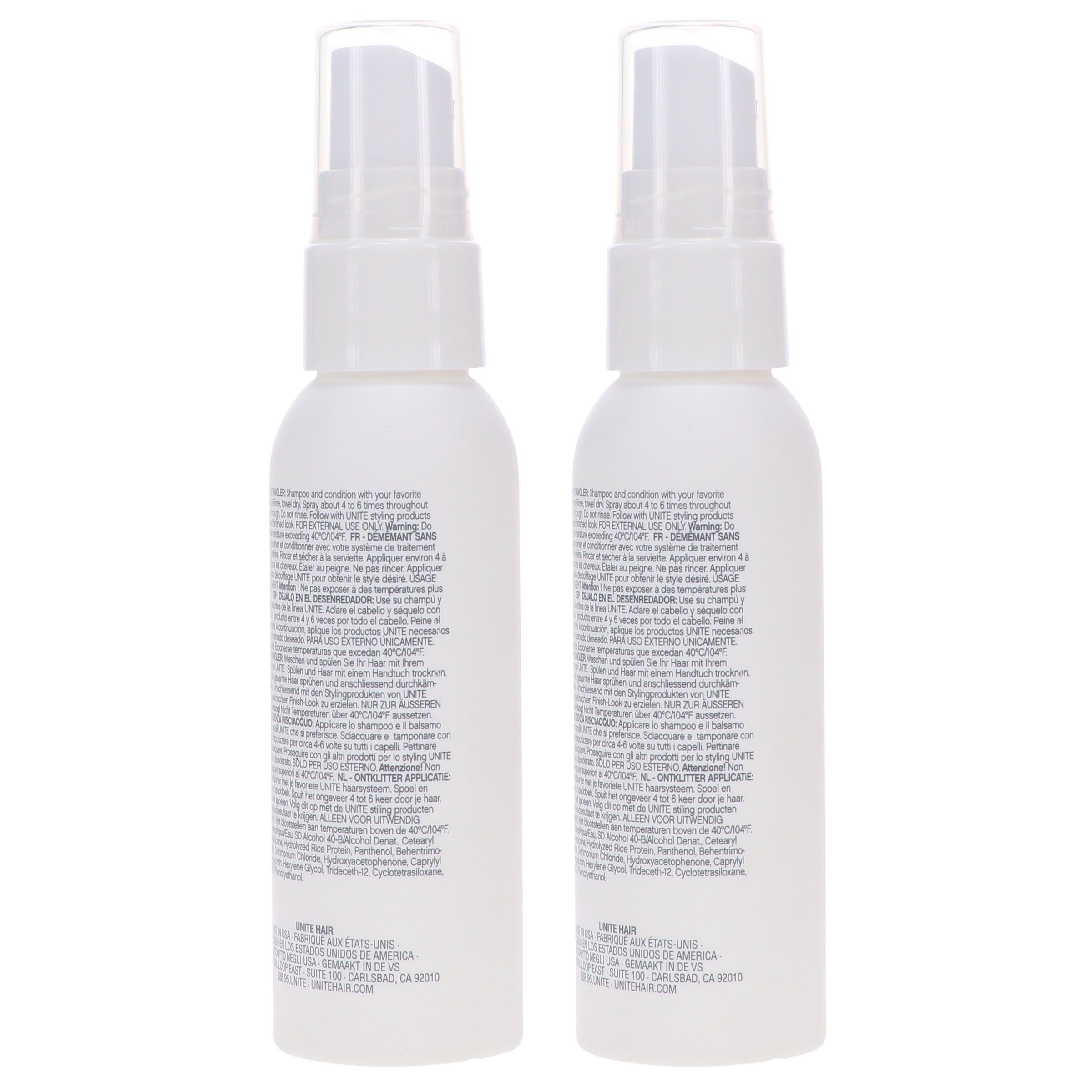 UNITE Hair 7 Seconds Condition Leave in Detangler 2 oz 2 Pack